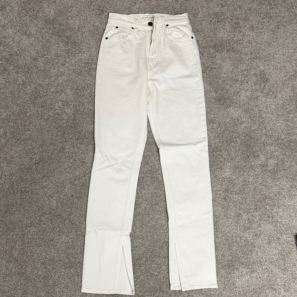 Beatnik Women's High Rise White Jeans